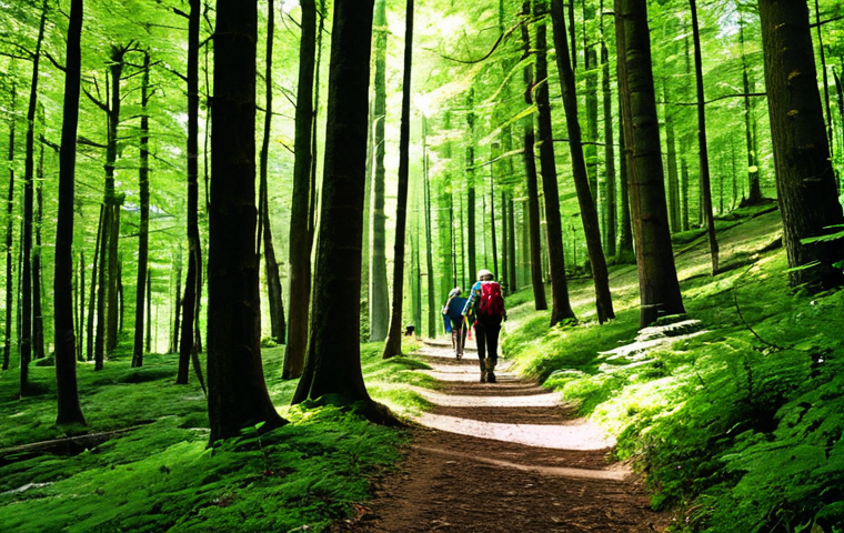 **
"A lush, green forest scene in Germany, showcasing a variety of trees (beech, oak, fir) and undergrowth, fully clothed hikers on a marked trail, filtered sunlight, emphasizing biodiversity and a healthy ecosystem, demonstrating sustainable forestry. Safe for work, appropriate content, family-friendly, perfect anatomy, correct proportions, natural pose, professional, high quality."
**
