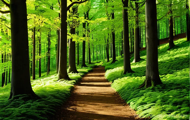 기후 변화 대응을 위한 지속 가능한 임업 - **Image Prompt: The Scars of Climate Change on a German Forest**
    A poignant and realistic depict...