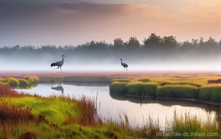 자연 기반 기후 솔루션의 미래 전망 - A serene and vibrant German mixed forest, with ancient oak trees and tall pines forming a dense cano...